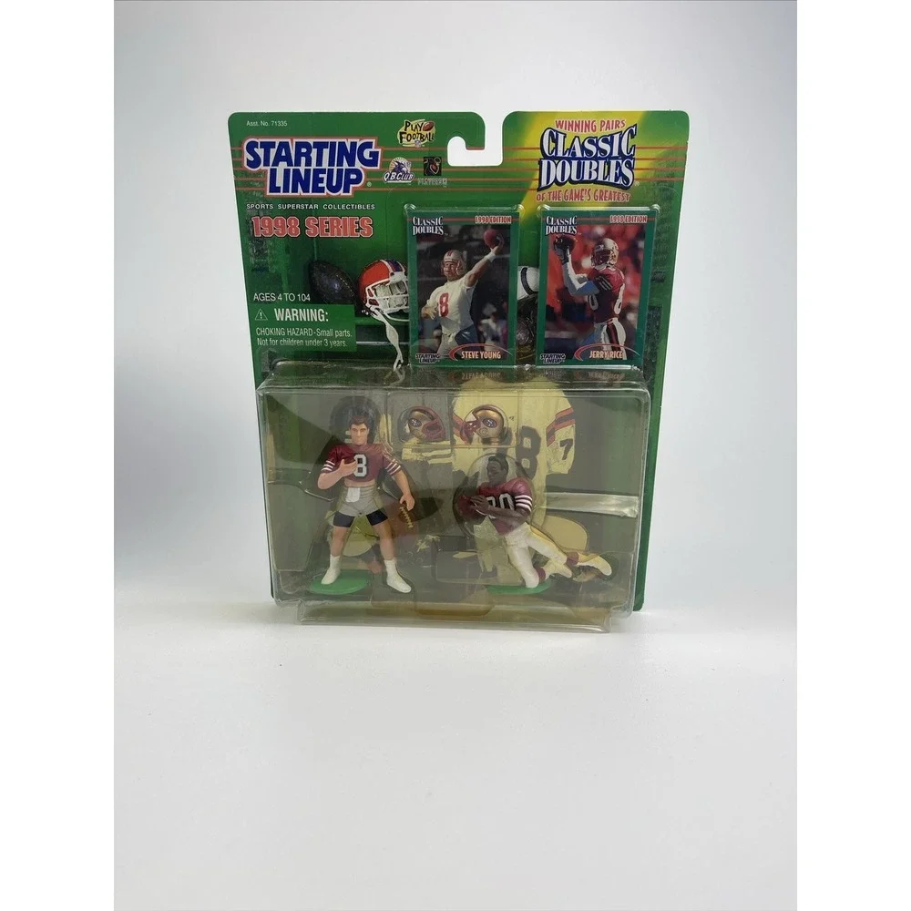 Kenner Starting Lineup Steve Young & Jerry Rice 1998 Series Classic Doubles